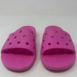 Crocs Slides Pink Men 4 Women 6 Iconic Classic Sandals Water Beach Shower Shoes